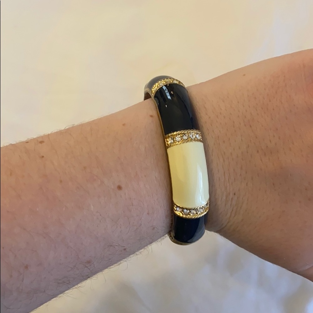 Jcrew navy and white bracelet